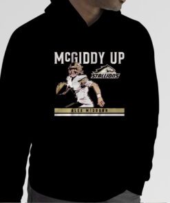 BIRMINGHAM STALLIONS: ALEX MCGOUGH MCGIDDY UP TEE SHIRTS