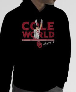 OKLAHOMA SOFTBALL: JAYDA COLEMAN COLE WORLD OFFICIAL SHIRT