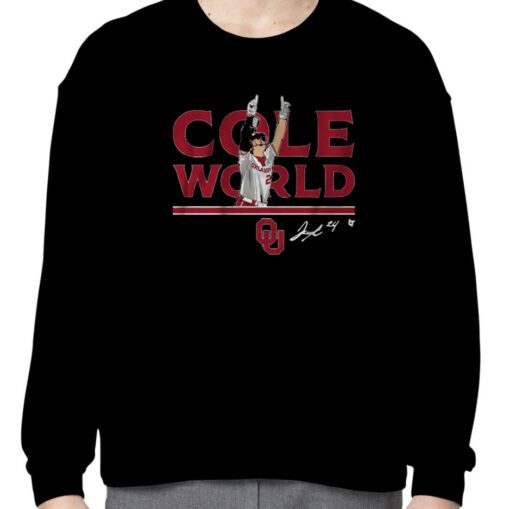 OKLAHOMA SOFTBALL: JAYDA COLEMAN COLE WORLD RETRO SHIRT