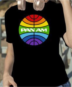 Pan Am Logo Rainbow Shirts