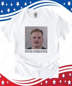 Zach Bryan Mugshot Never Surrender Mugshot Shirt