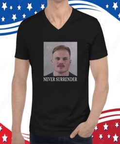 Zach Bryan Mugshot Never Surrender Mugshot Shirt