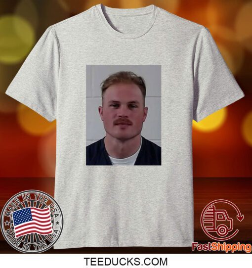 Zach Bryan Mugshot Craig County Jail TShirt