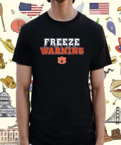 Official Auburn Football Freeze Warning Shirt