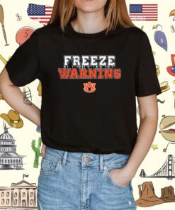 Official Auburn Football Freeze Warning Shirt