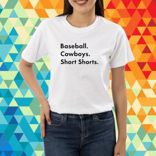 Garett Delano Baseball Cowboys Short Shorts T-Shirt