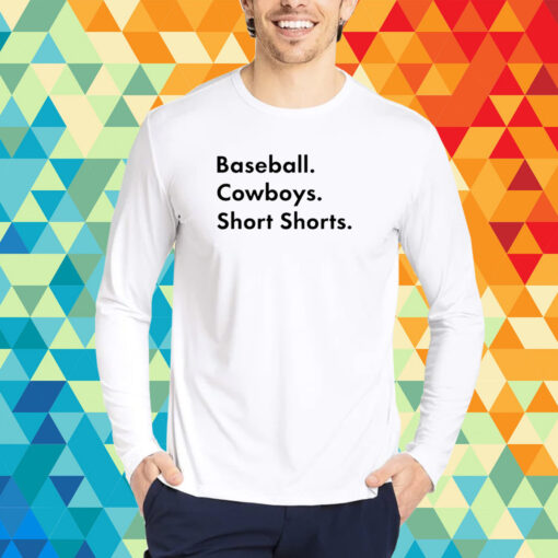 Garett Delano Baseball Cowboys Short Shorts T-Shirt