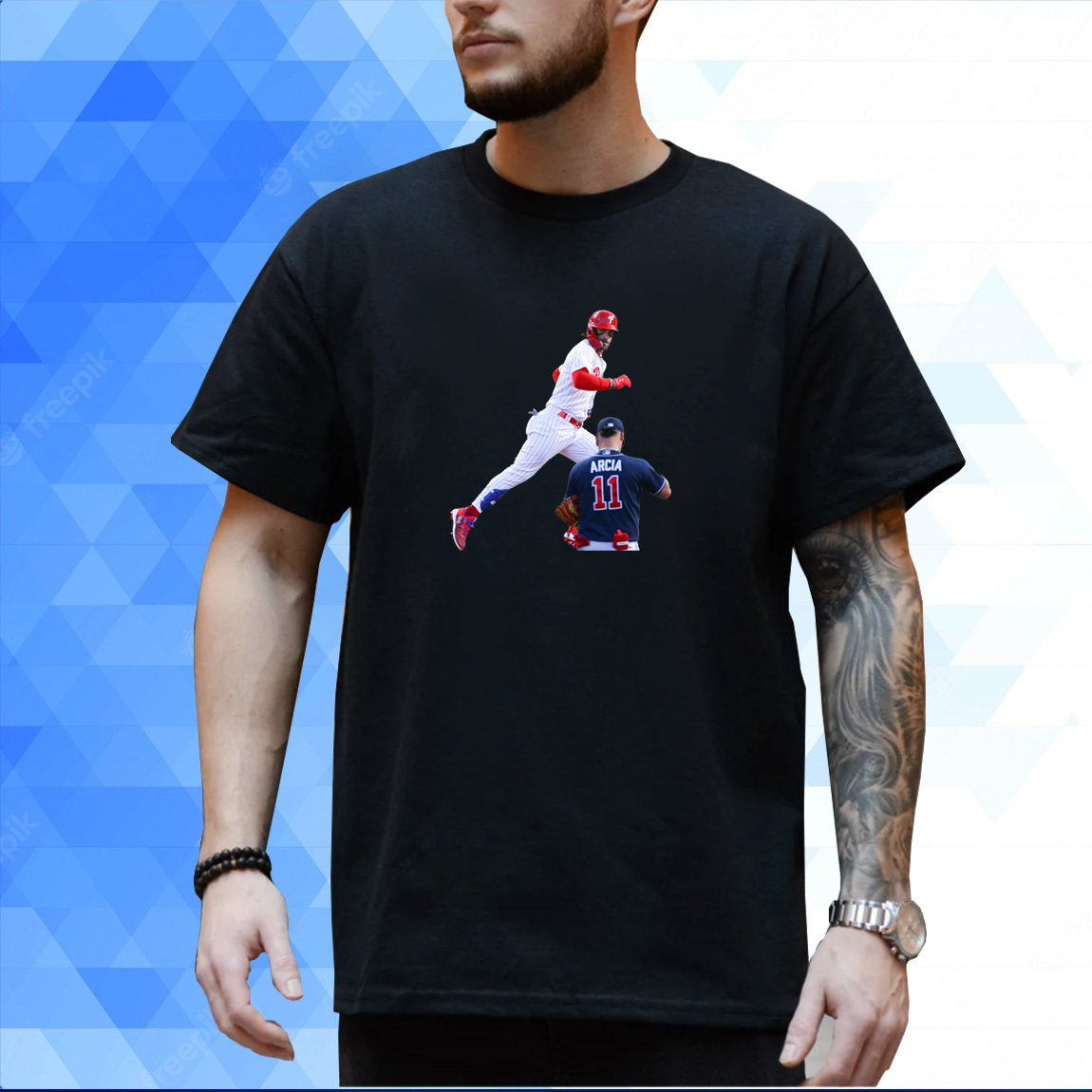 Bryce Harper Stare Down Arcia Shirt - Teechicoutlet