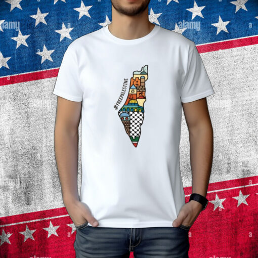 Free Palestine Map T-Shirt