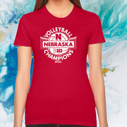 Nebraska Huskers 2023 Big Ten Women’s Volleyball Regular Season Champions Locker Room SweatShirt