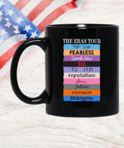 Official The Eras Tour Taylor Swift Fearless Speak Now Red TS 1989 Reputation Lover Folklore Evermore Midnights Mug
