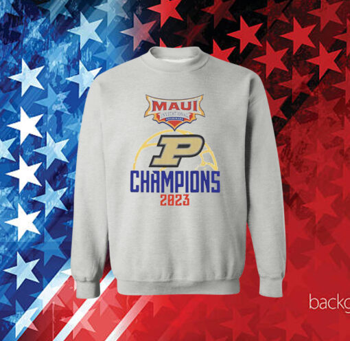 Purdue Maui Invitational Champions 2023 Hoodie Shirts