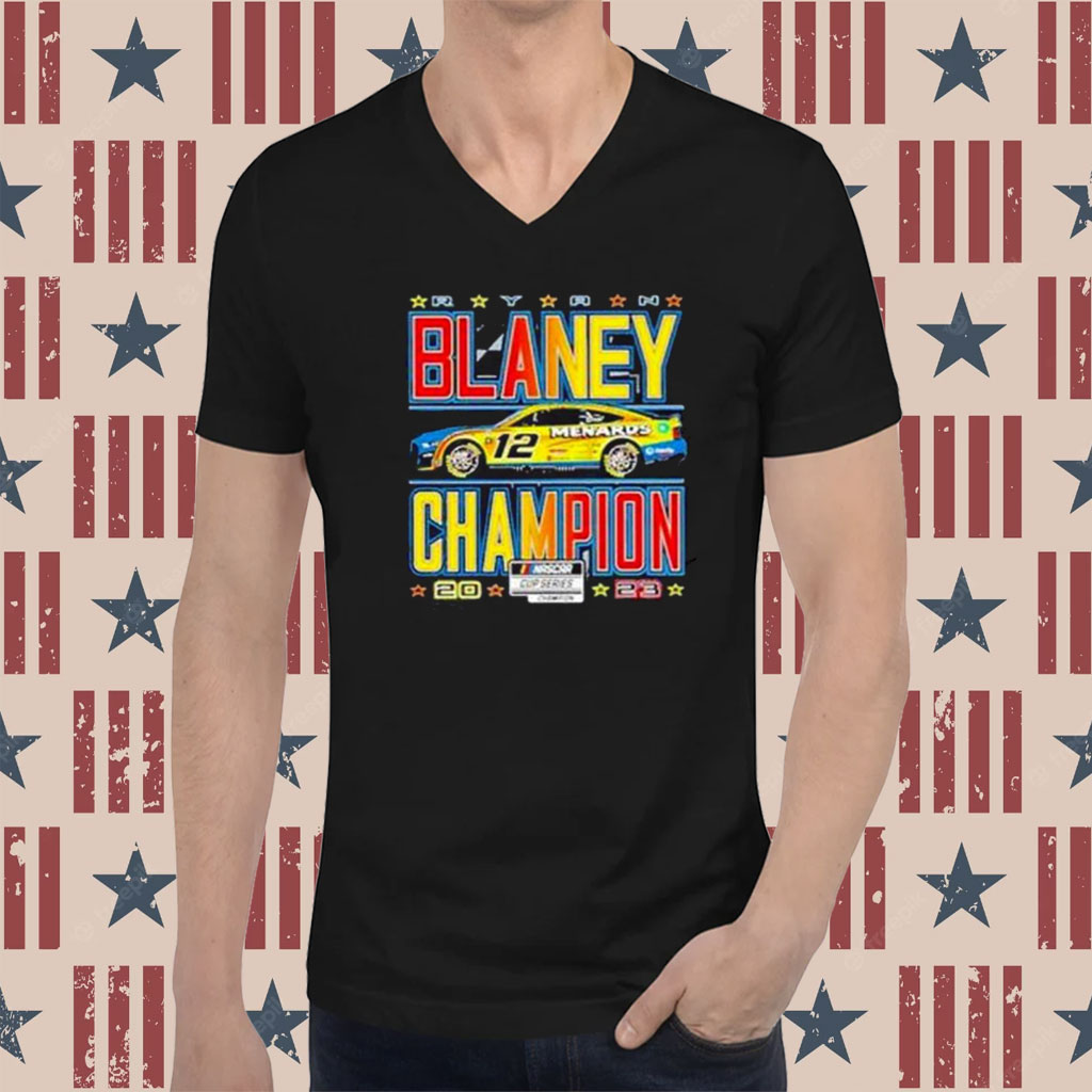 Ryan Blaney 2023 NASCAR Cup Series Champion Trophy Hoodie T-Shirt