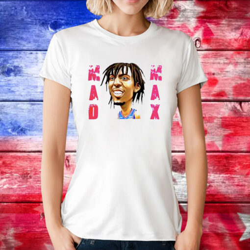 Tyrese Maxey Mad Max Caricature Philadelphia Basketball TShirts