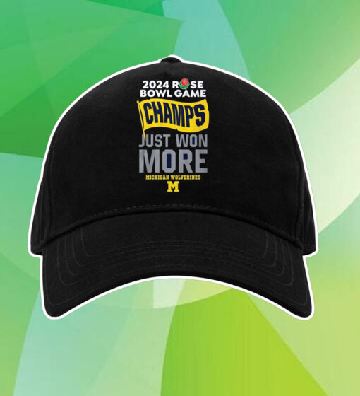 Michigan Rose Bowl Champions 2024 Just Won More Cap Hat