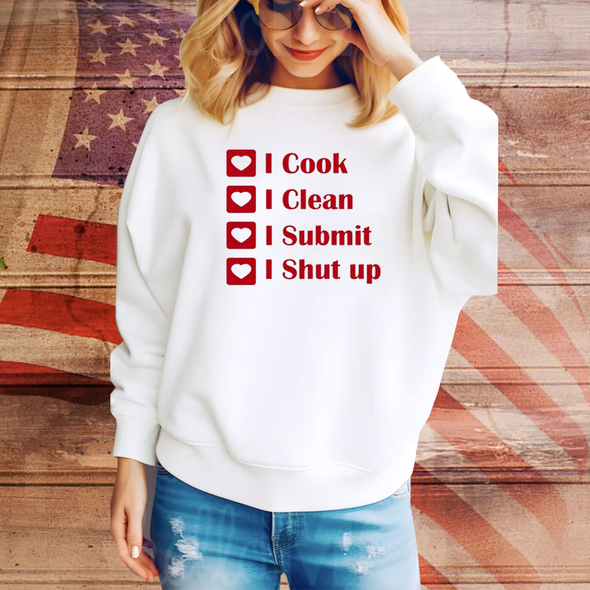 I Cook I Clean I Submit I Shut Up Hoodie TShirts